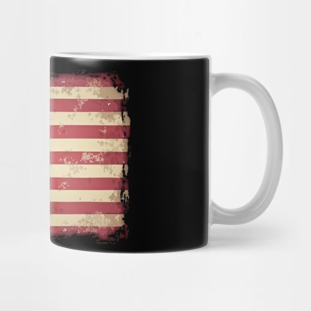Weathered Resilience: Distressed Stars and Stripes by Steve